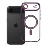 Etui na iPhone 17 AIR Electro Mag Cover zgodne z MagSafe fioletowy