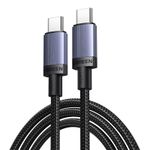 Kabel UGREEN L528 USB-C-USB-C 0.5m 100W (szary)