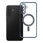 Etui na Samsung A17 / A18 Electro Mag Cover zgodne z MagSafe tytanowo niebieskie