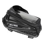 WILDMAN sakwa rowerowa na ramę na zamek 1,2L (4" - 7") ES10 czarna