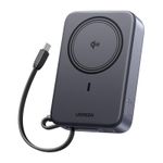Powerbank magnetyczny 20000mAh Ugreen PB567, USB + USB-C, Qi2 15W (szary)