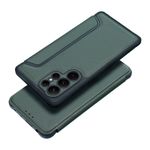 Etui z klapką na Samsung A36 5G Razor Book ciemnozielone