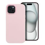 Etui na iPhone 15 Frame pudrowy róż