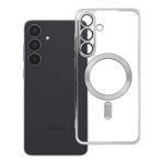 Etui na Samsung S25 FE Electro Mag Cover zgodne z MagSafe srebrne