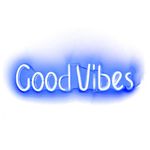 NEON NA ŚCIANĘ LED na USB - Good Vibes model