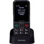 MAXCOM telefon dla seniora + opaska SOS MM735 czarny