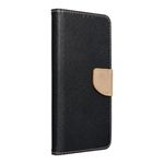 Etui z klapką na iPhone 14 PLUS Fancy Book czarno-złote