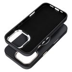 Etui na iPhone 17 Pro Max / 18 Pro Max (low camera edge) Frame Mag Cover zgodne z MagSafe czarne