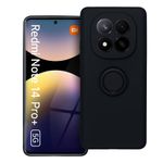Etui na Xiaomi Redmi Note 14 PRO PLUS 5G Silicone Ring czarne