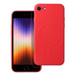 Etui na iPhone 7 / 8 / SE 2020 / SE 2022 Silicone Mag Cover zgodne z MagSafe (camera protection) czerwone