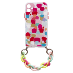 Color Chain Case żelowe elastyczne etui z łańcuchem łańcuszkiem zawieszką do Samsung Galaxy A32 5G wielokolorowy (2)