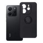 Etui na Xiaomi Redmi Note 14 4G (GLOBAL - 164,84mm x 78,15mm x 8,16mm) Silicone Ring czarne