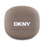 Słuchawki bezprzewodowe douszne Dkny TWS Satiny Finish DKTWST6AEHLW brązowe