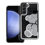 Etui na Samsung A26 5G Teddy Bear srebrne