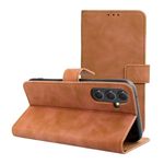 Etui z klapką na Samsung A54 5G Tender Book brązowe
