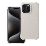 Etui na iPhone 15 PRO Silicone Zephyr Mag Cover zgodny z MagSafe biały