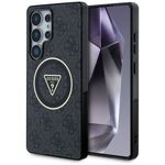 GUESS futerał do SAMSUNG S25 Ultra GUHMS25LHG4PRTGK (Magnetic IML Metal Glitter 4G Circle Triangle) czarny