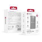 Powerbank zgodny z MagSafe Forcell F-Energy SuperSlim F5K8 QC4.0 PD3.0 15W 5000 mAh szary 0INT