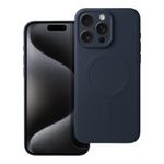 Etui na iPhone 15 PRO MAX Silicone Mag Cover zgodne z MagSafe (camera protection) tytanowy niebieskie