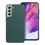 Etui na Samsung S21 FE Frame zielone