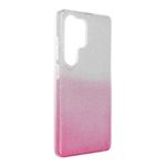 Etui na Samsung S25 ULTRA Shining transparentne różowe