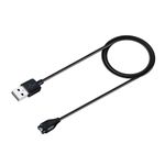Kabel USB A do ładowania smartwatcha GARMIN FENIX 5 / 5 Plus / 5S / 5X / 6 / 6S / 6X / 7 / VIVOACTIVE 3 itd. HD24 1 m czarny