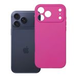 Etui na iPhone 17 Pro Max / 18 Pro Max (low camera edge) Silicone 2mm (camera protection) zgodne z MagSafe różoweówe