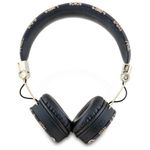 GUESS słuchawki bezprzewodowe bluetooth nagłowne ENC GUBH70EPOSMK (PU 4G Peony Script Round Shape) czarne