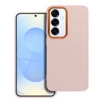 Etui na Samsung S25 Frame pudrowy róż