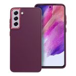 Etui na Samsung S21 FE Frame fioletowe