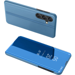Clear View Case etui do Samsung Galaxy A24 4G pokrowiec z klapką niebieskie