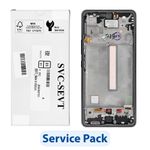 ServicePack Wyświetlacz LCD SAMSUNG A53 5G A536B GH82-28024A Black