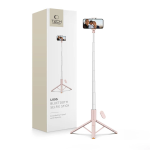 Selfie Stick Tech-Protect L09S z tripodem - różowy
