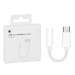 APPLE ADAPTER TYP-C DO MINI JACK 3,5MM PRZEJŚCIÓWKA BIAŁY IPHONE BOX