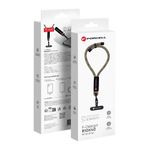 Smycz do telefonu na nadgarstek z regulacją długości Forcell F-Design R10X40 (max 20cm w pętli) zielono różowo fioletowa