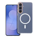 Etui na Samsung A17 / A18 Go Orange zgodne z MagSafe transparentne