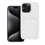 Etui na iPhone 15 PRO MAX Card Case białe