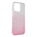 Etui na iPhone 15 PRO MAX Shining transparentne różowe