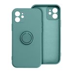 Etui na iPhone 16 PLUS Silicone Ring zielone