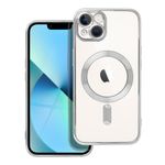 Etui na iPhone 13 Electro Mag Cover zgodne z MagSafe srebrne