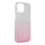 Etui na iPhone 15 Shining transparentne różowe