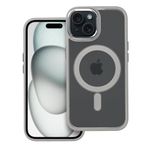 Etui na iPhone 15 Color Edge Mag Cover zgodne z MagSafe tytanowe szare