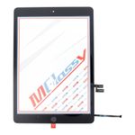 MUSTTBY Ekran dotykowy + taśma klejąca + Home do iPAD 8 (czarny)