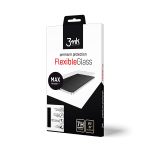 Szkło hybrydowe z wzmocnionymi krawędziami 3MK FlexibleGlass Max do iPhone 7/8 Plus czarny