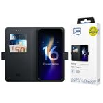 Etui 3MK Wallet Case do iPhone 17 czarny