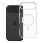Etui na iPhone 16e (SE4 2025) / 17e Go Orange zgodne z MagSafe transparentne