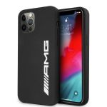 AMG AMHCP12LSGLBGN iPhone 12 Pro Max6,7" czarny/black hardcase Silicone Big Logo