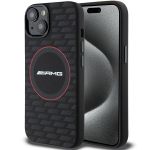 AMG AMHMP15S23SMRK iPhone 15 / 14 / 136.1" czarny/black hardcase Silicone Carbon Pattern MagSafe