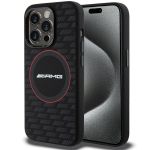AMG AMHMP15X23SMRK iPhone 15 Pro Max 6.7" czarny/black hardcase Silicone Carbon Pattern MagSafe