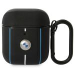 BMW BMA222RVSK AirPods 1/2 coverczarny/black Leather Color Lines